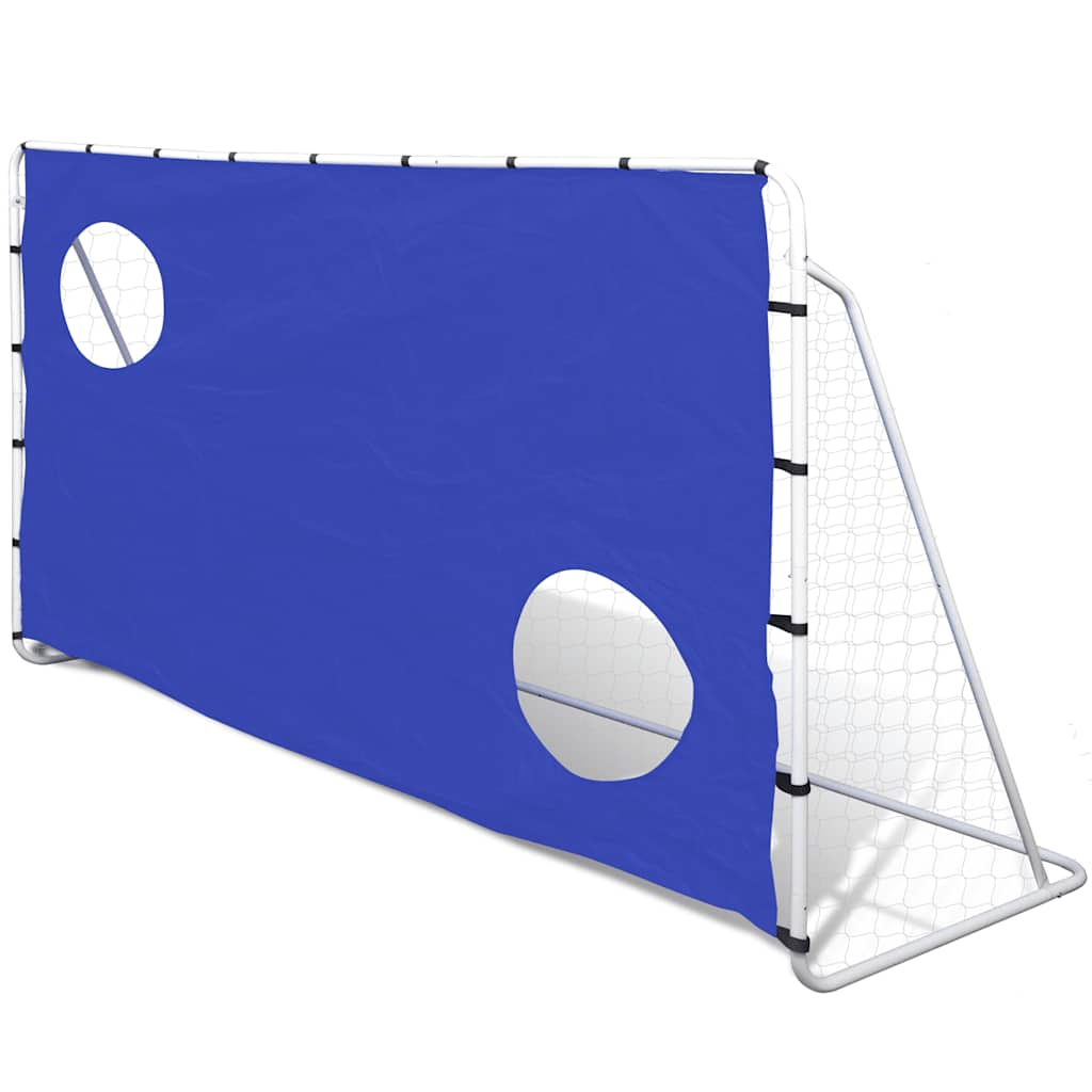 Fussballtor mit Torwand 240x92x150 cm