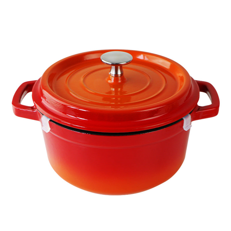 Gusseisen-Emaille-Topf 22cm – Bild 4 | LuxeStyle