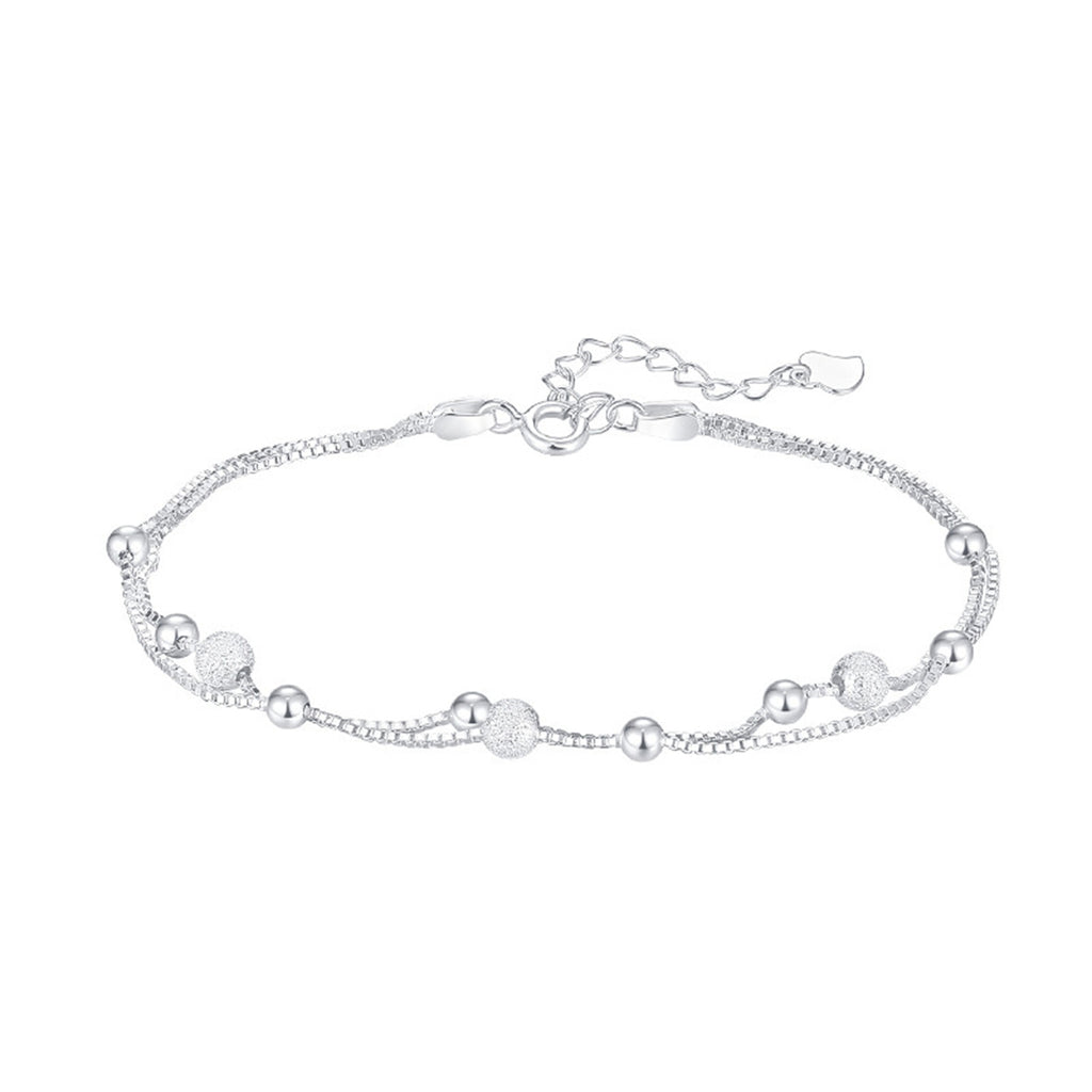 Doppelreihiges Armband mit Perlen – Bild 4 | LuxeStyle