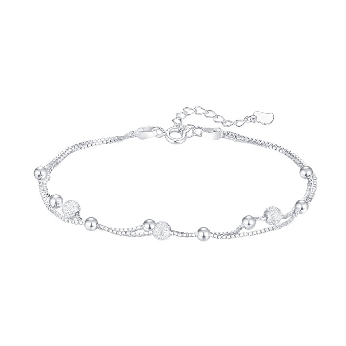 Doppelreihiges Armband mit Perlen – Bild 4 | LuxeStyle