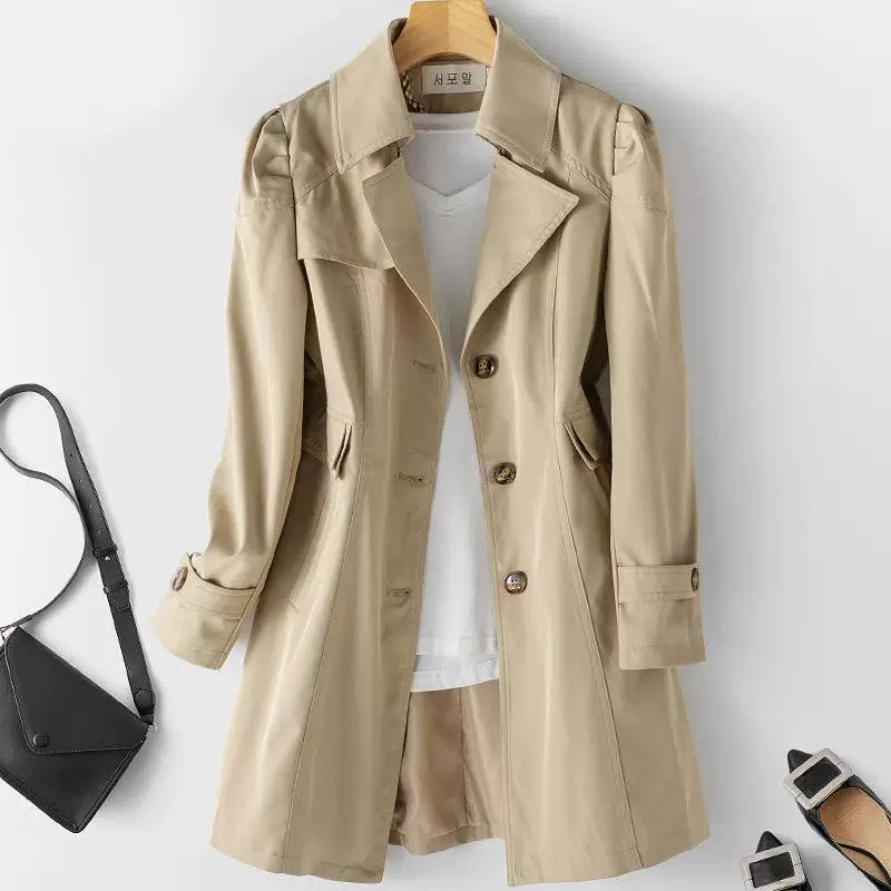 Trenchcoat im Slim Fit für Damen – Bild 3 | LuxeStyle
