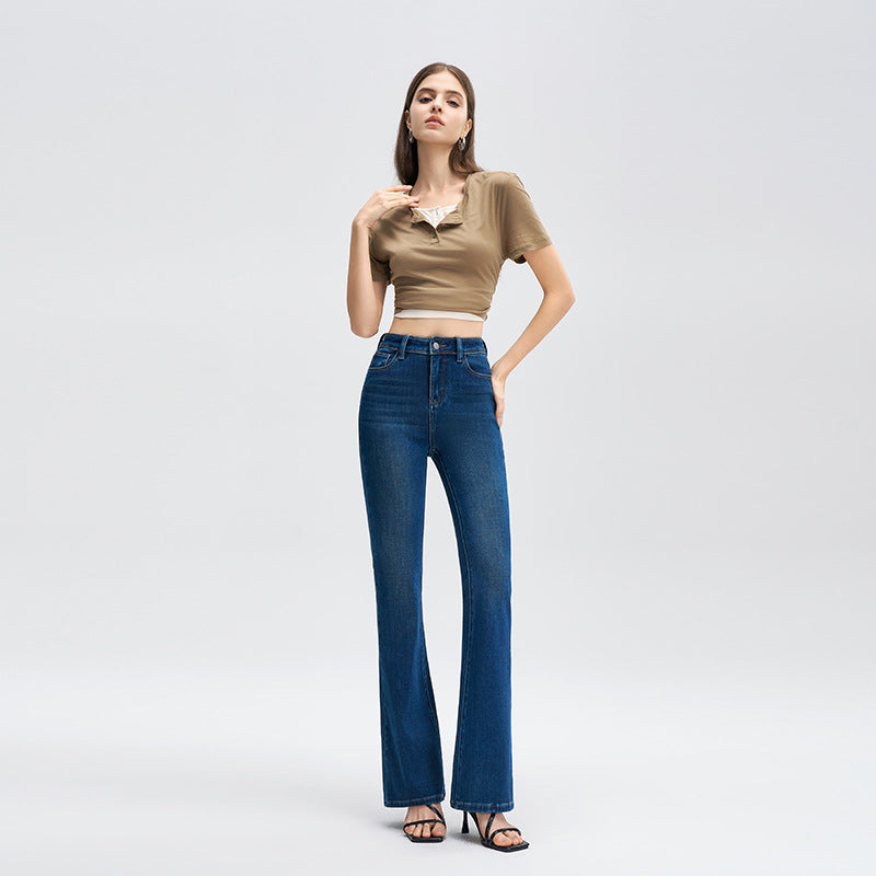 Blaue Bellbottom-Hosen