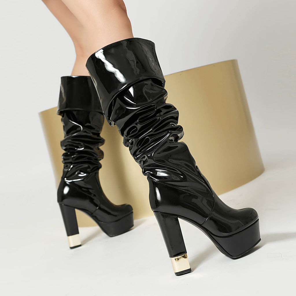 Europäisch-amerikanische Hochhackstiefel