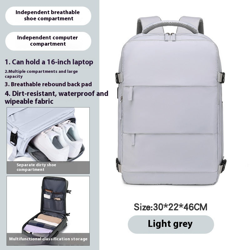 Leichter Reise-Rucksack (36-55L) – Bild 12 | LuxeStyle
