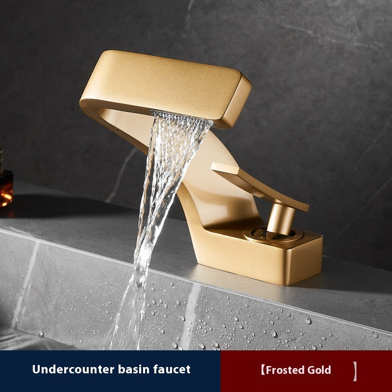 Kupfer Wasserhahn, Gold-Optik