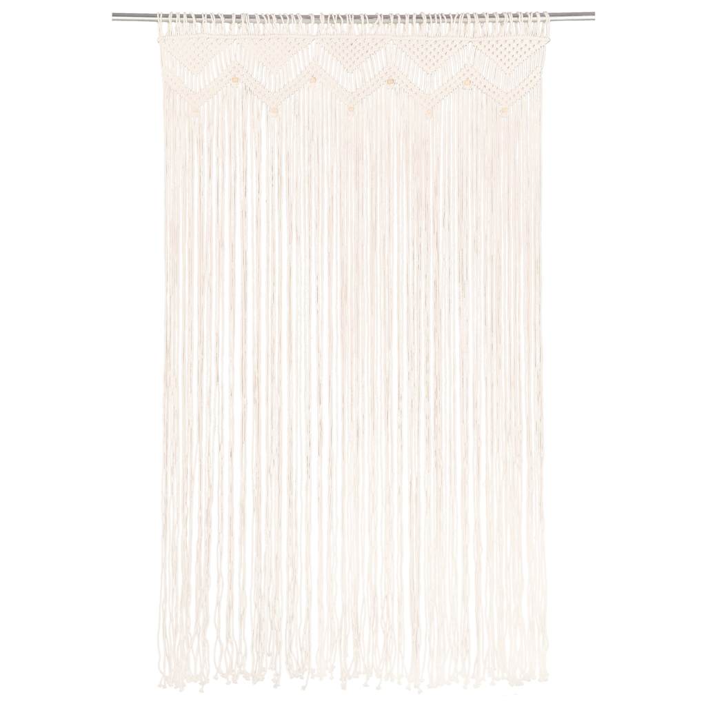 Macrame-Vorhang aus Baumwolle