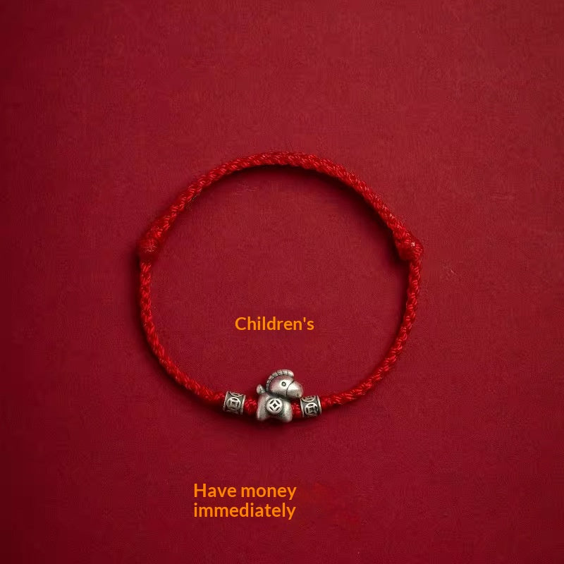 Glücks-Armband mit 999er Feinsilber-Anhänger – Bild 2 | LuxeStyle