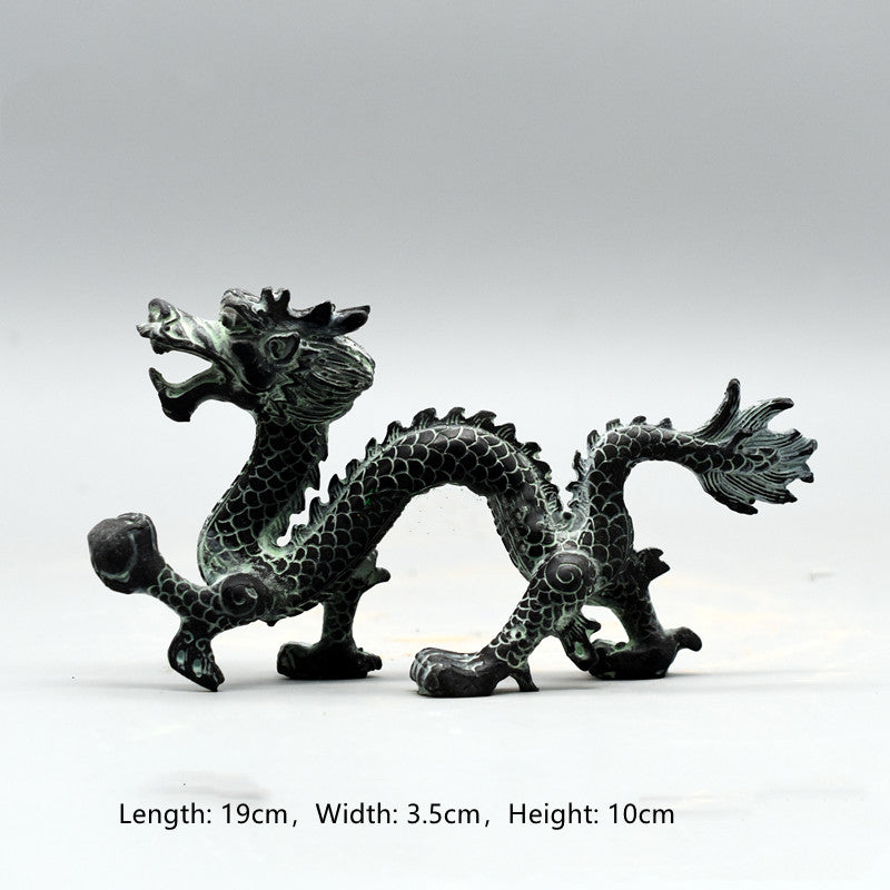 Antiker Bronze Drache mit Kugel – Bild 4 | LuxeStyle