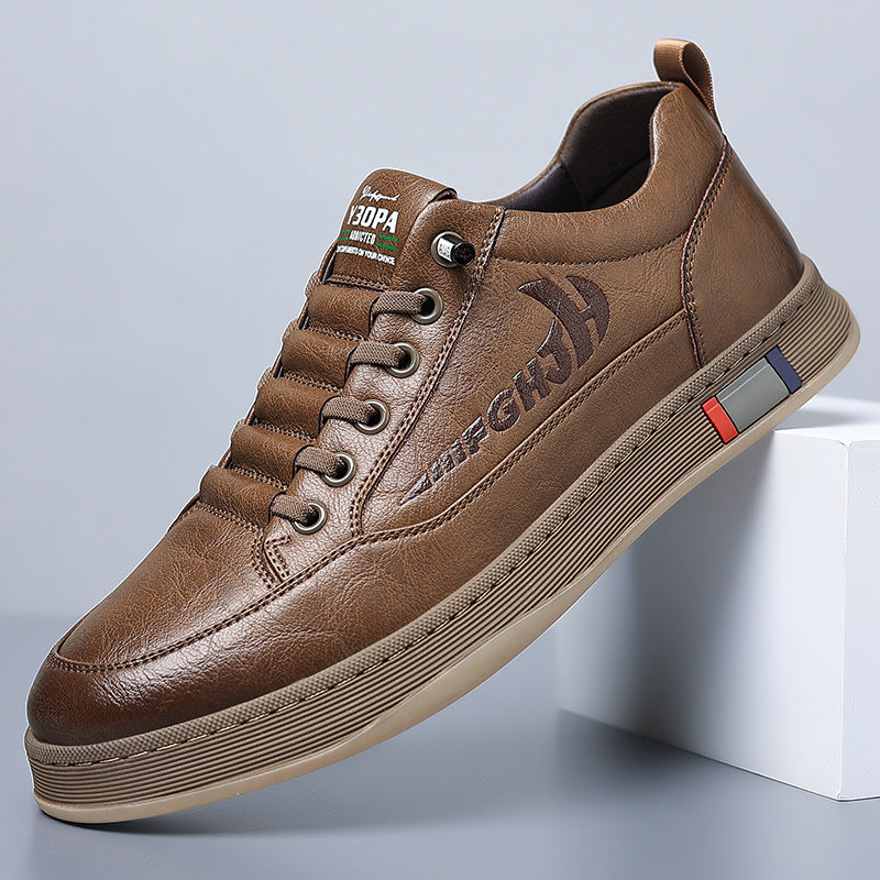 Atmungsaktive Freizeit-Lederschuhe für Herren