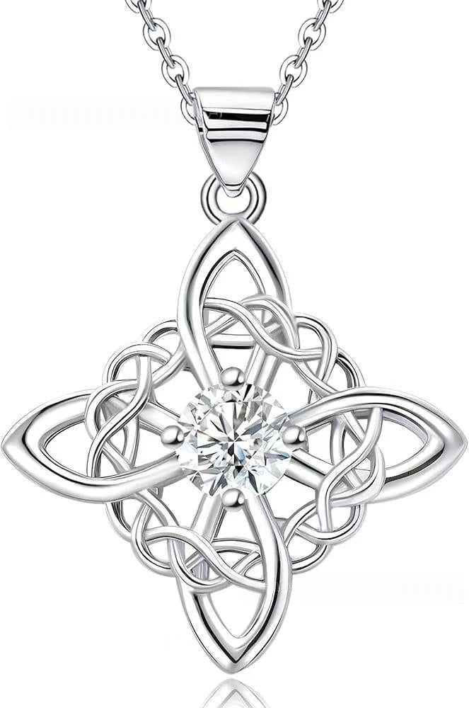 Keltischer Knoten Anhänger aus 925 Sterling Silber
