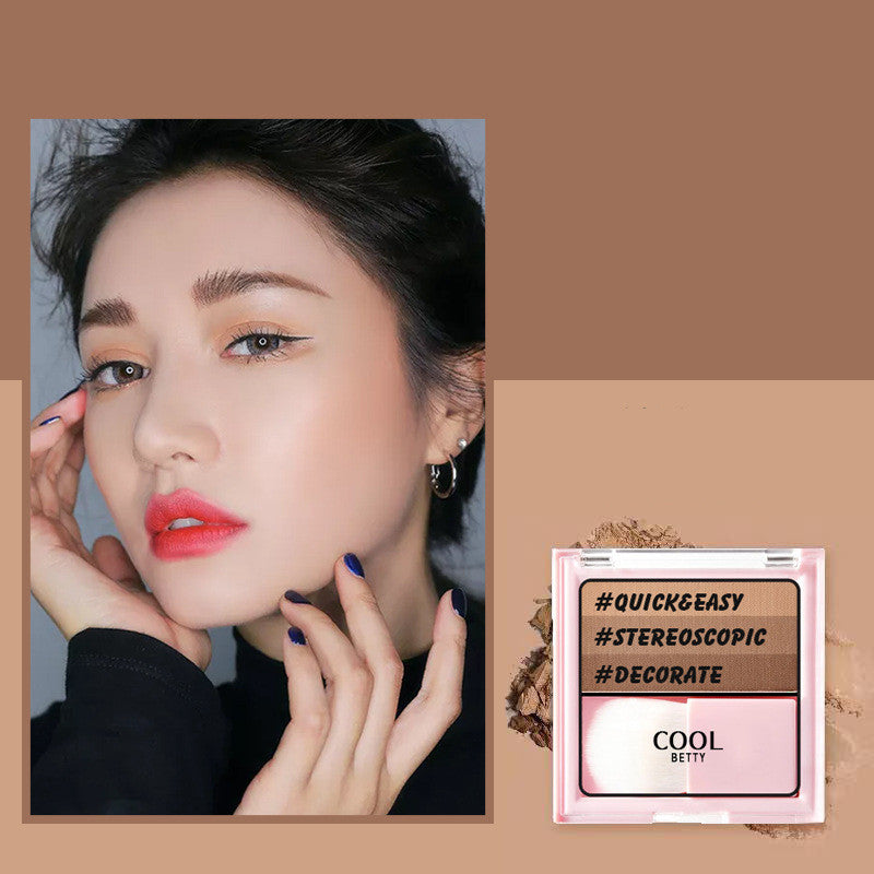 Tricolor Kontur Puderpalette – Bild 5 | LuxeStyle