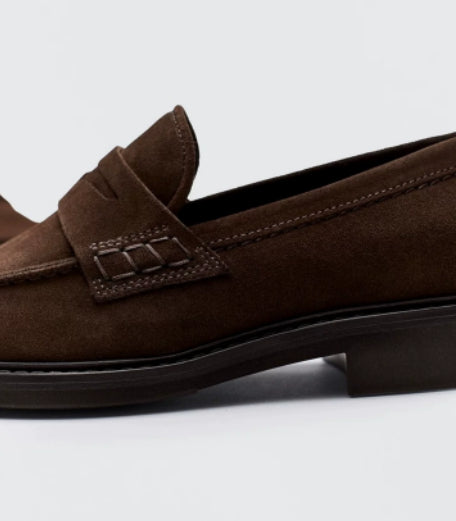 Leder Slip-On Schuhe