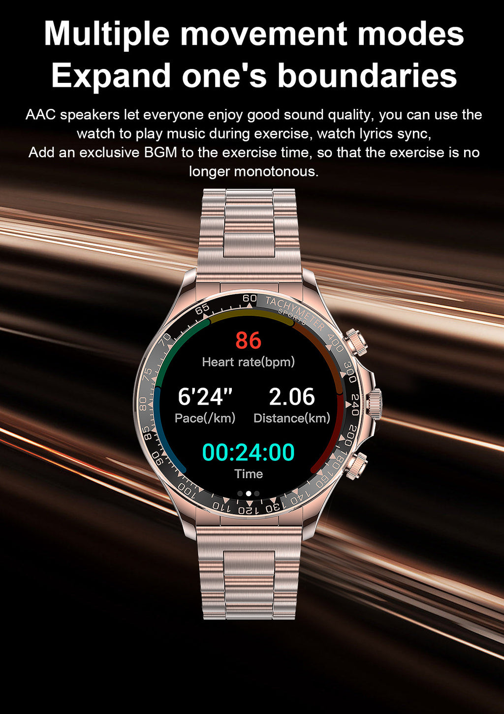 Smartwatch EX108 mit Bluetooth-Telefonie – Bild 17 | LuxeStyle