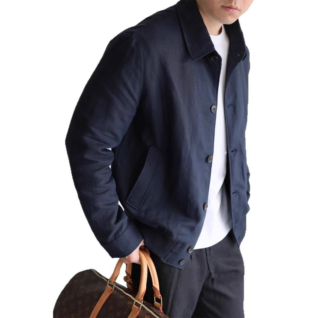Leichte Herrenjacke mit Linen-Futter