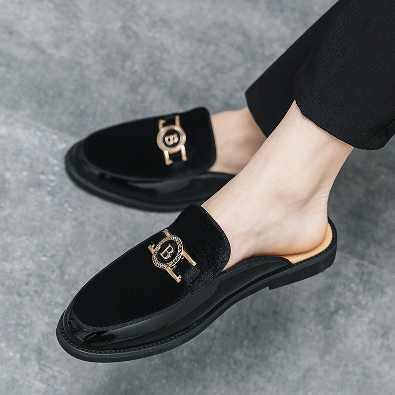 Lässiger Leder-Slipper für Herren
