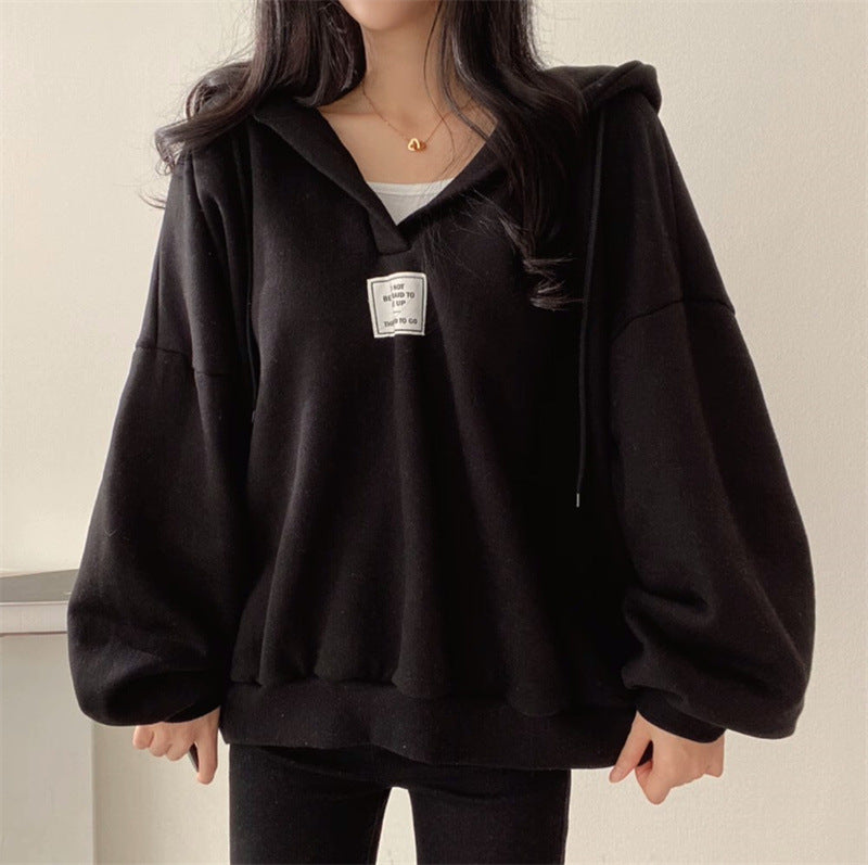 Lässiges Sweatshirt mit Kapuze