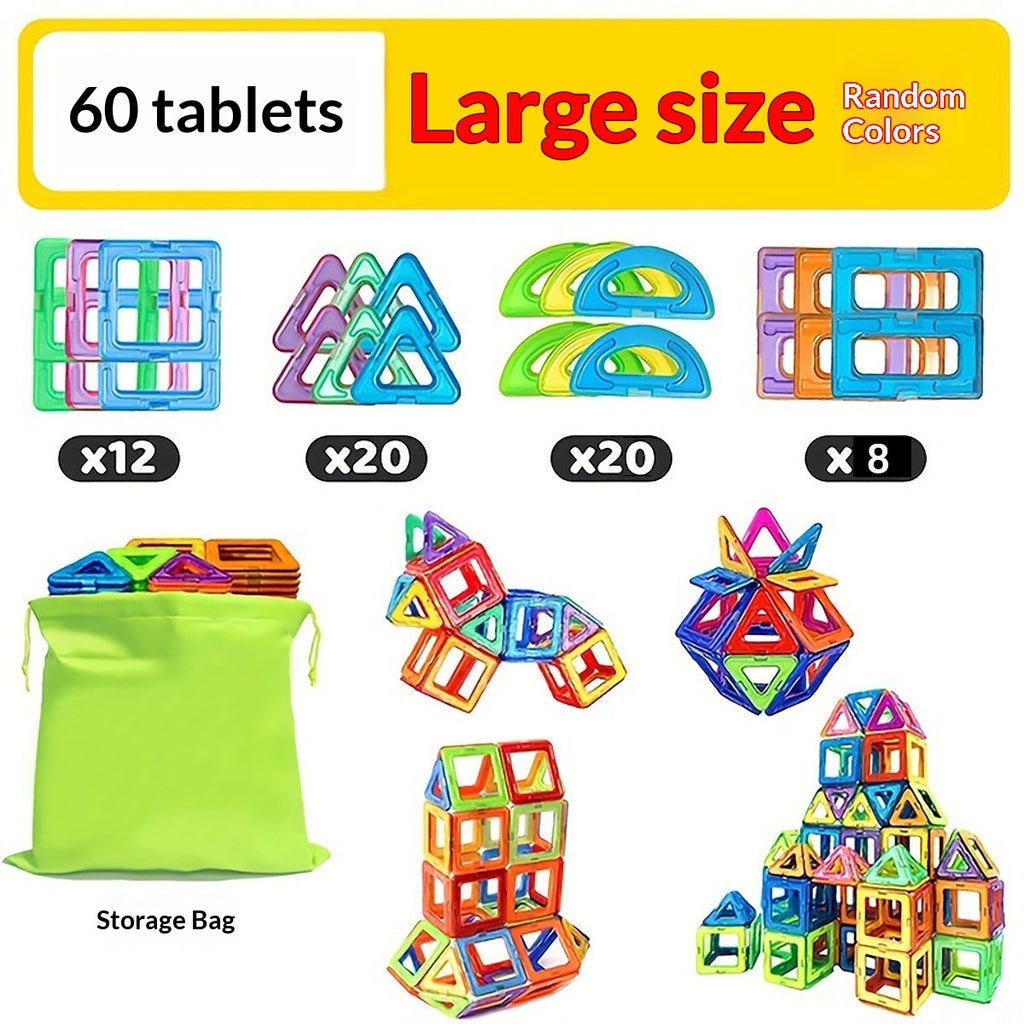 Magnetische Bausteine für kreatives Spielen