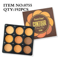 9 Farben Matte Lidschatten-Palette
