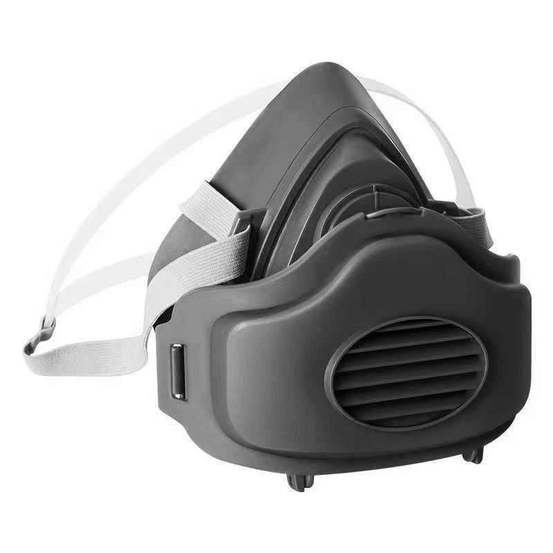 Atemschutzmaske 3200 mit 10 Filtern und Schutzbrille