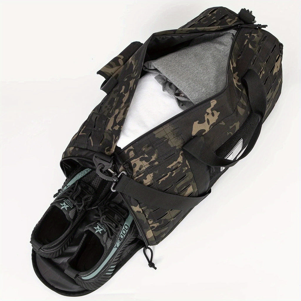 Reisetasche Sportlich 75 l Schwarz-Camo – Bild 3 | LuxeStyle