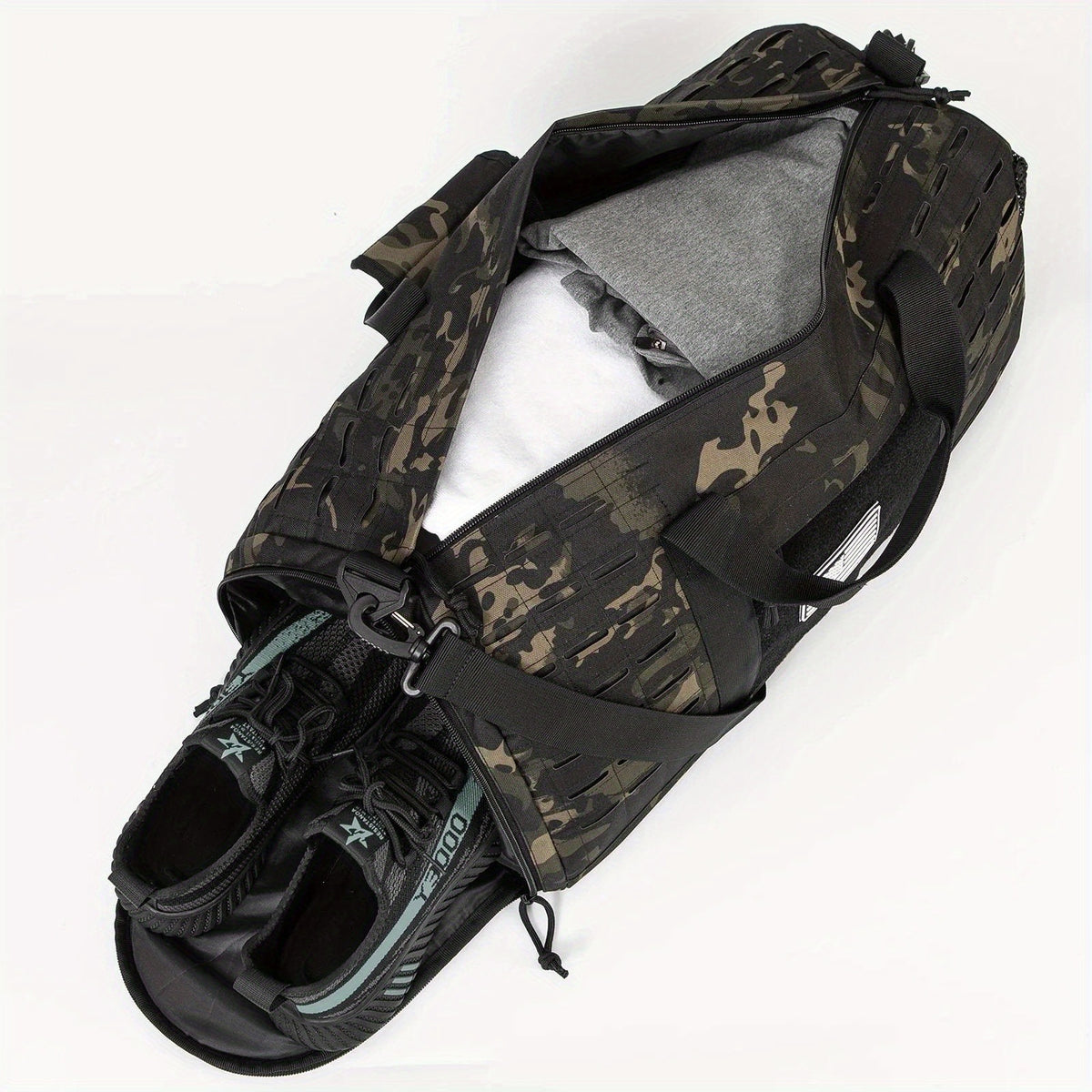 Reisetasche Sportlich 75 l Schwarz-Camo – Bild 3 | LuxeStyle