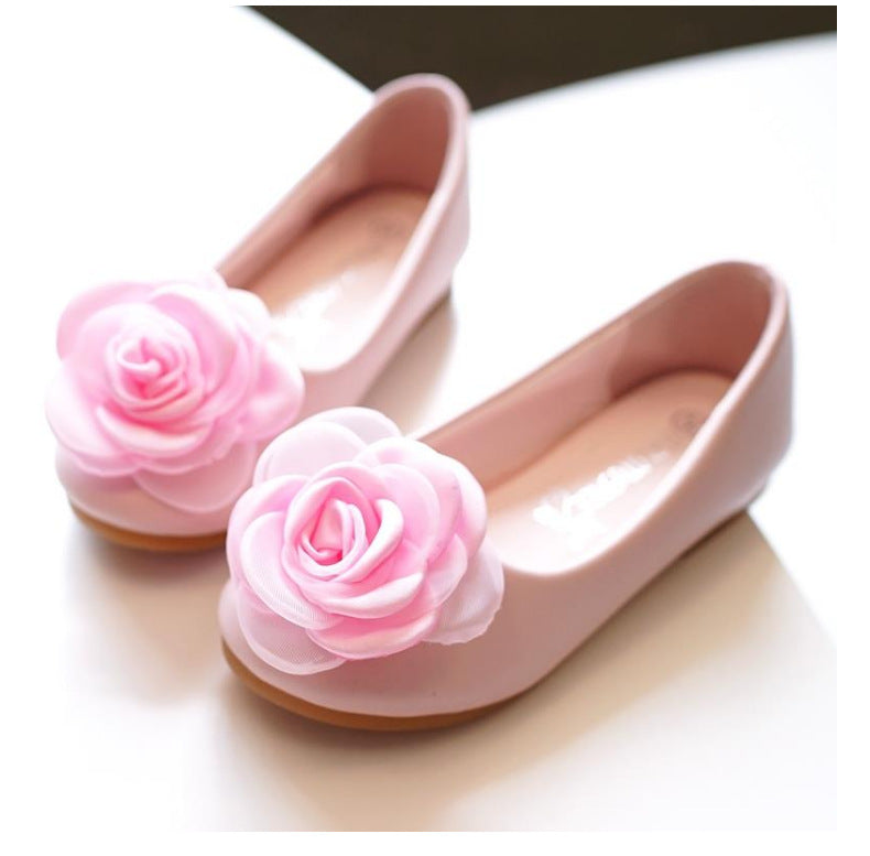 Mädchen-Lauflernschuhe mit Blumenmotiv