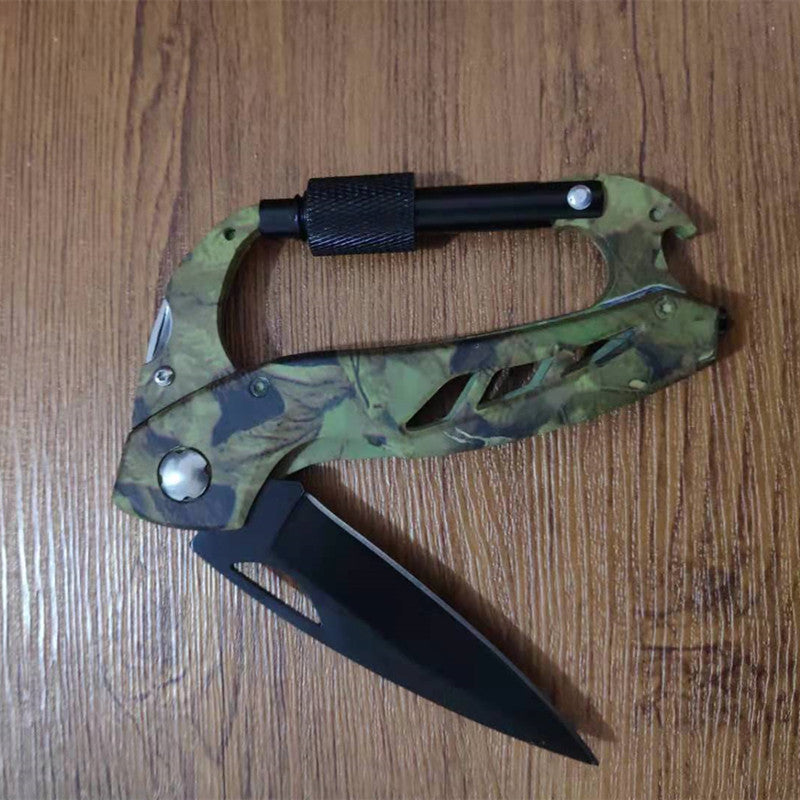 5-in-1 Outdoor-Tool aus Edelstahl