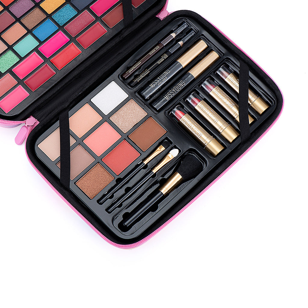 Lippenstift & Lipgloss Augenbrauenstift Highlighter Set – Bild 6 | LuxeStyle