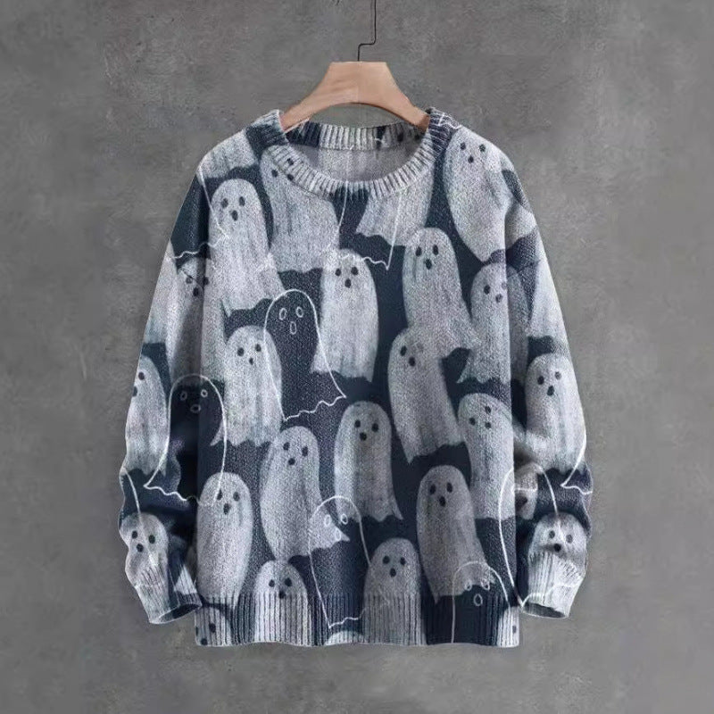 Herren-Sweatshirt mit Rundhals und Digitaldruck – Bild 3 | LuxeStyle