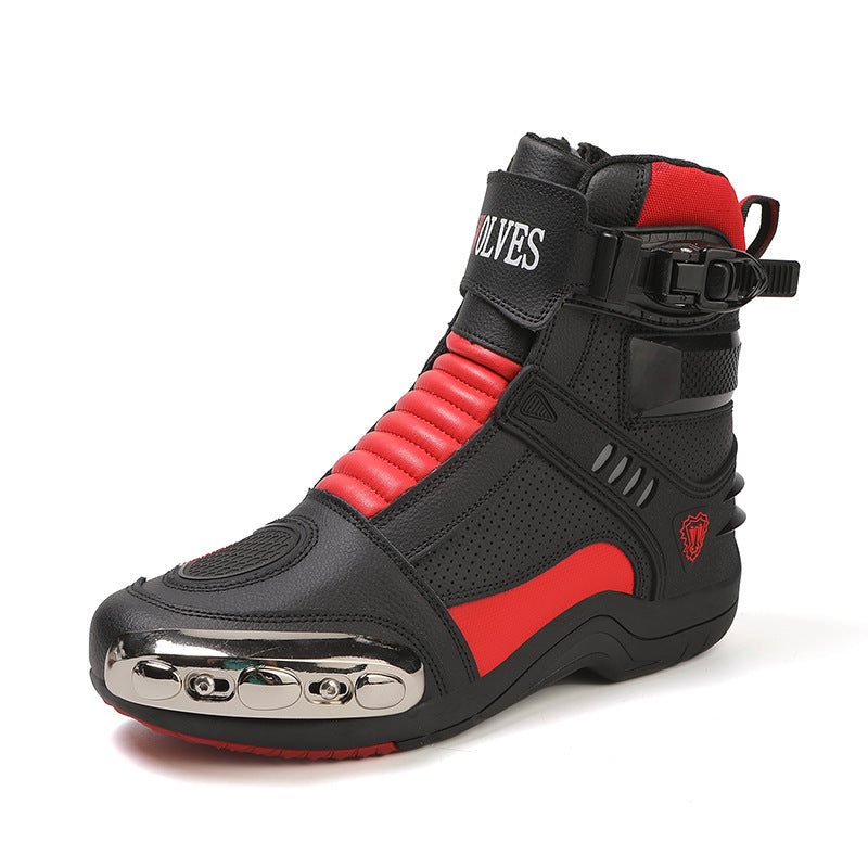 Wasserdichte Motorradstiefel aus Vollnoppenleder – Bild 4 | LuxeStyle