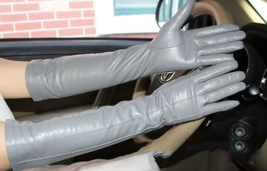 Lederhandschuhe mit Fleecefutter