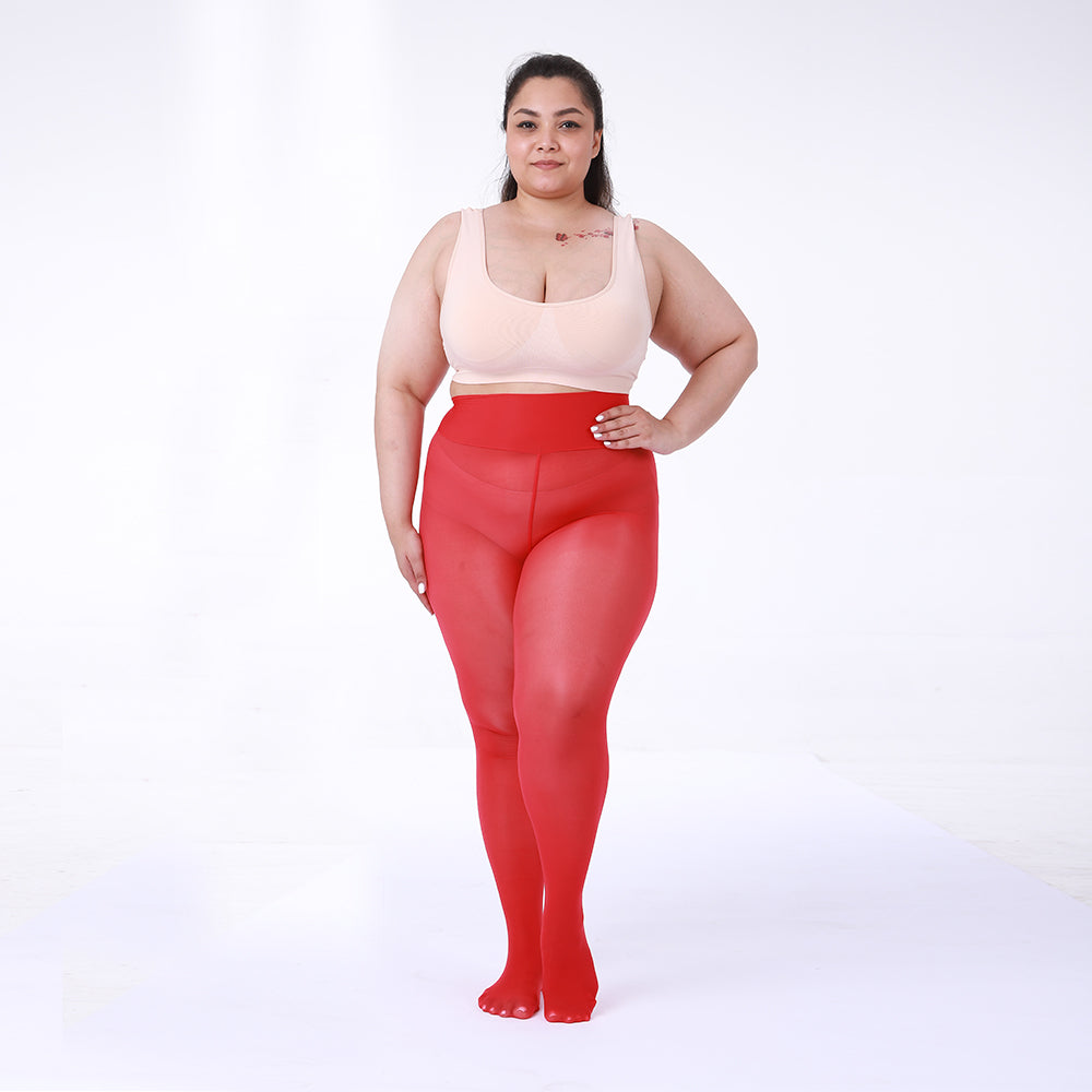 3 Paar Shiny Strumpfhosen für Damen (Plus Size)