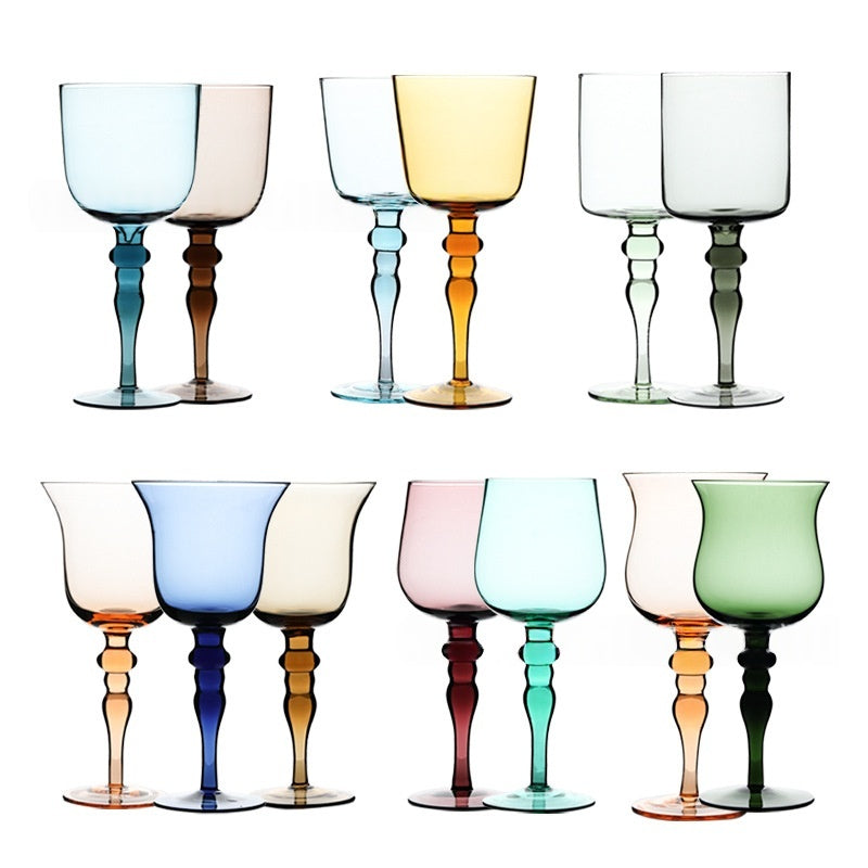 Retro-Weinglas mit Stil