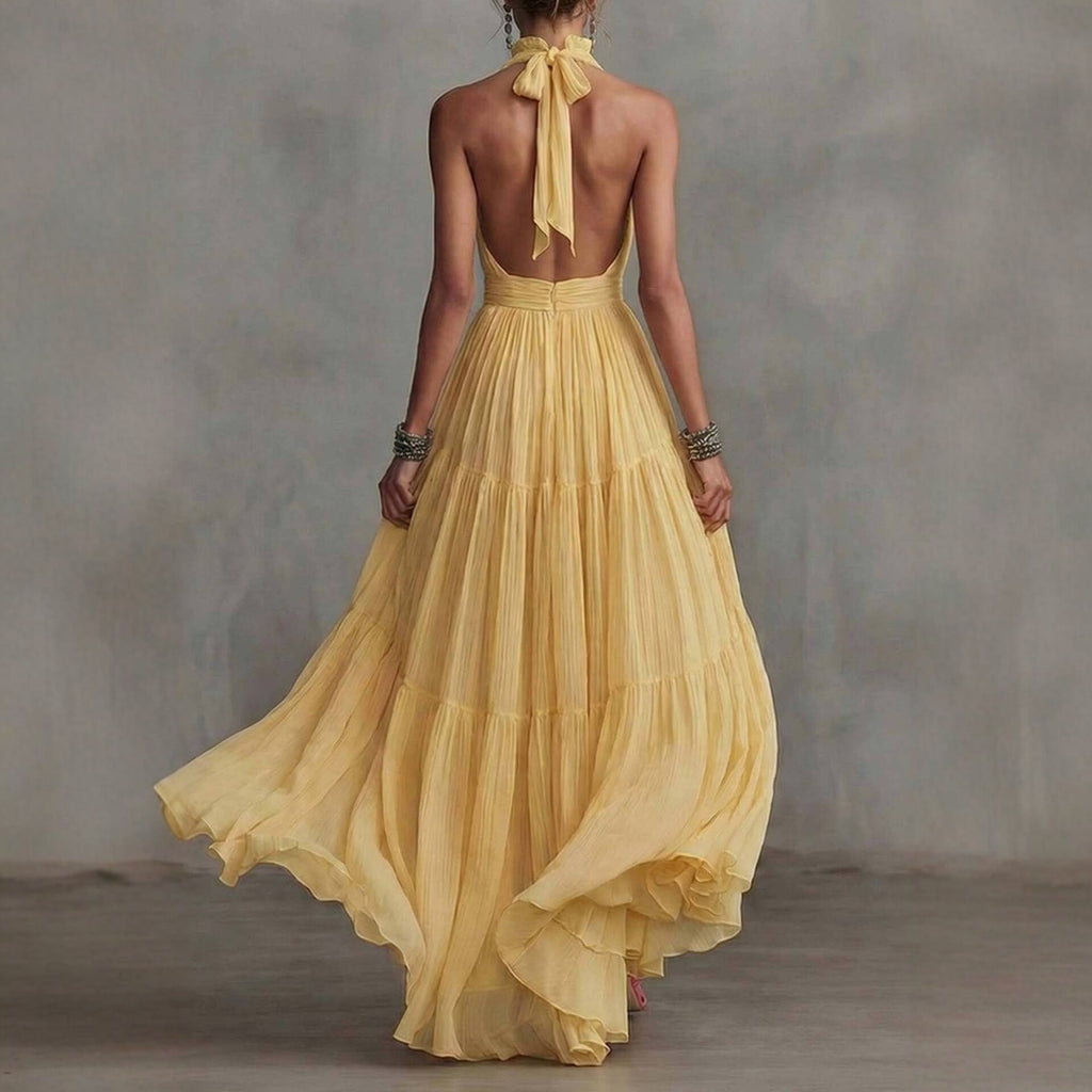 Boho-Kleid mit Rüschen und weitem Rock – Bild 4 | LuxeStyle