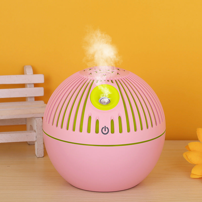 Aroma Diffuser mit Holzmaserung und 7 Farben