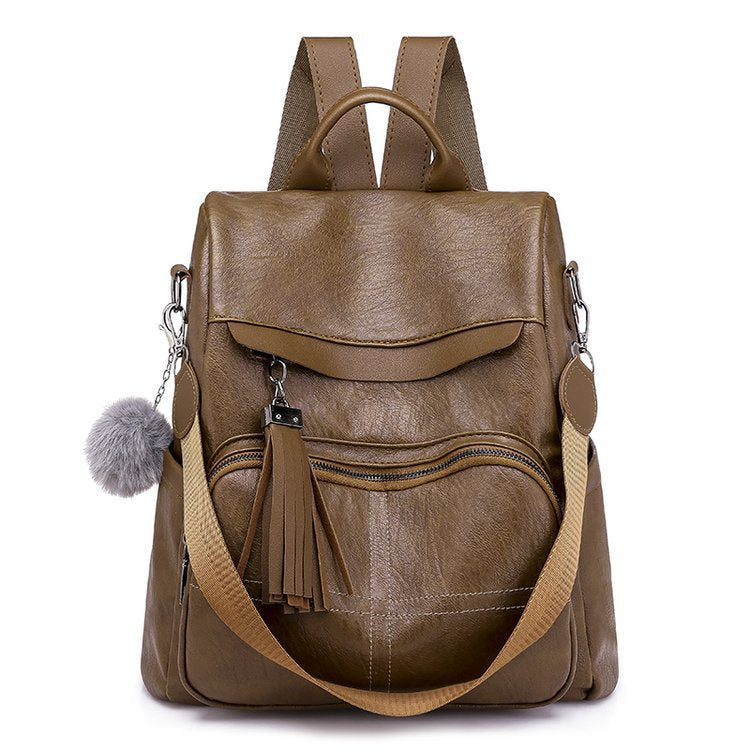 Rucksack aus weichem Lederimitat – Bild 3 | LuxeStyle
