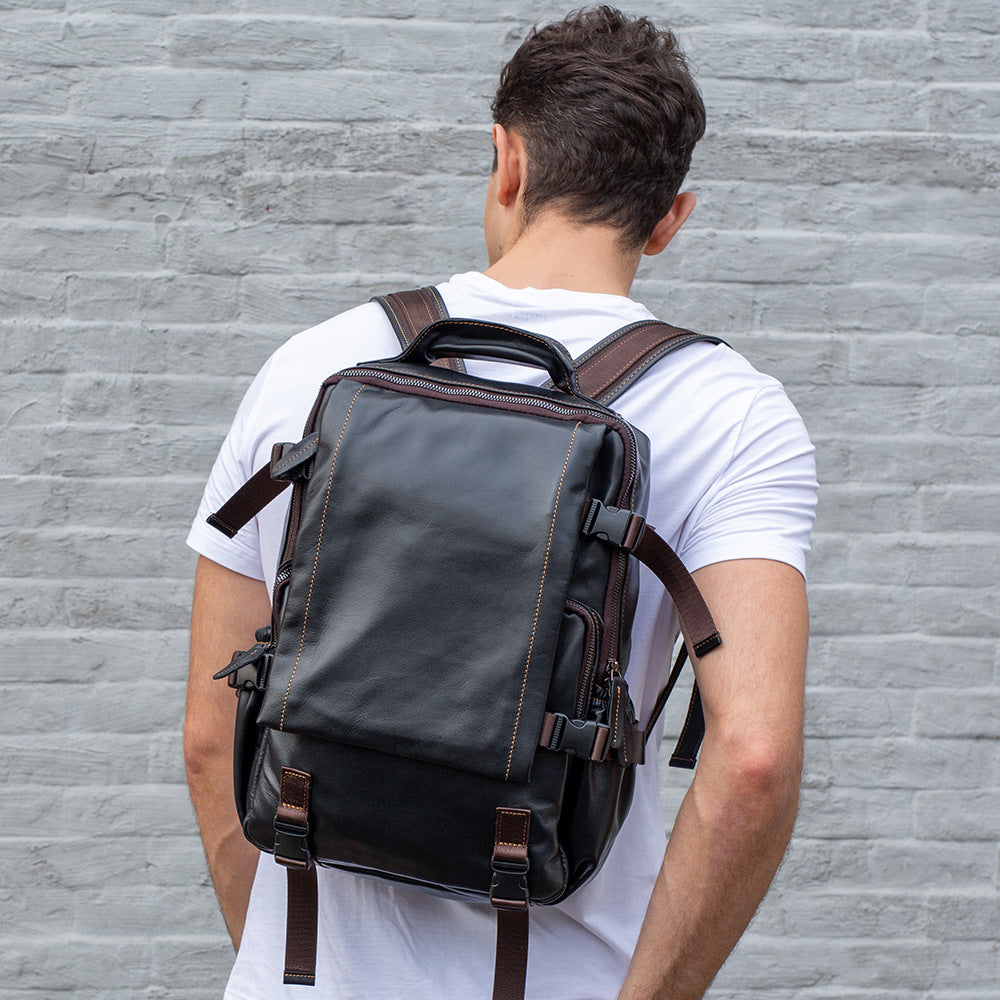 Retro Lederrucksack für Sie & Ihn – Bild 10 | LuxeStyle