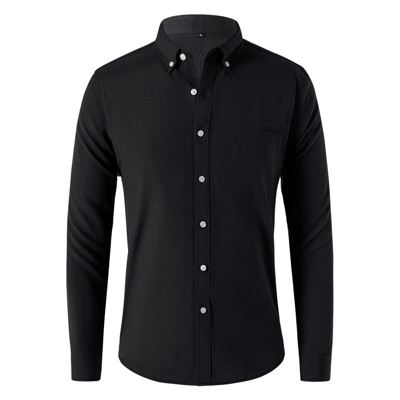 Japanisches Retro Langarmhemd für Herren | LuxeStyle