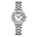 Quarz-Uhr mit Volldiamanten-Glanz aus Edelstahl – Bild 7 | LuxeStyle