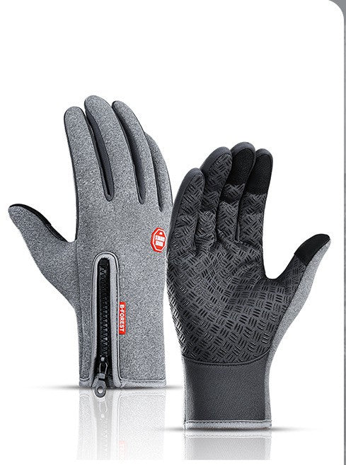 Wasserdichte Winterhandschuhe mit Fleece und Anti-Rutsch
