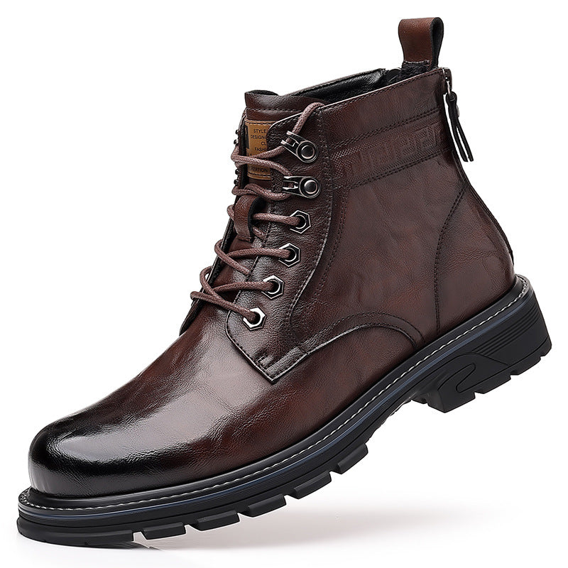 Vintage Leder-Boots mit Fleecefutter – Bild 10 | LuxeStyle