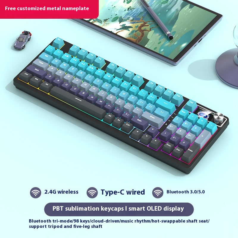 98-Tasten-Bluetooth-Tastatur (Wireless) – Bild 4 | LuxeStyle
