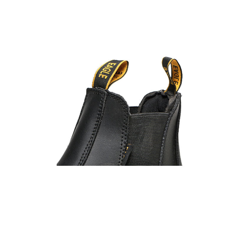 Leder Sicherheitsstiefel Schwarz – Bild 1 | LuxeStyle