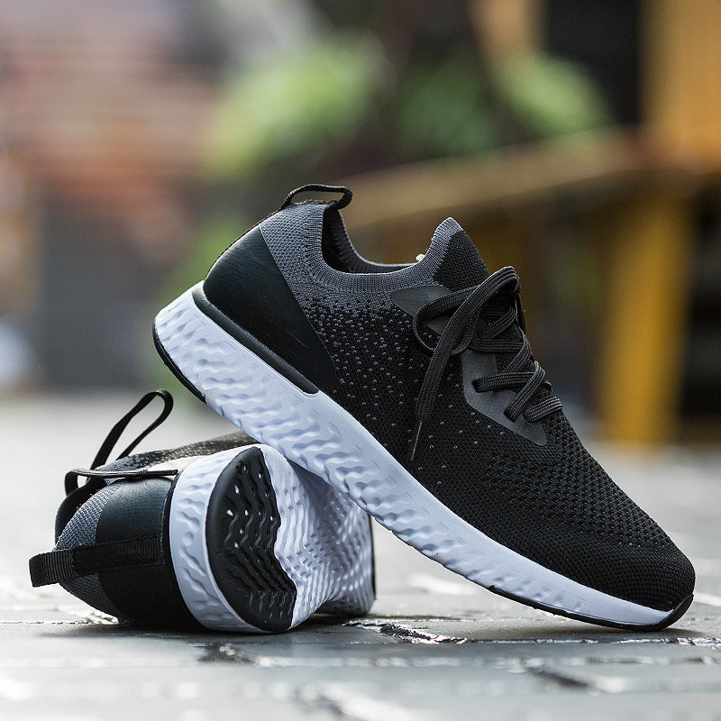 Leichte Freizeit-Sneaker mit weicher Sohle