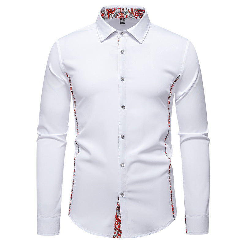 Polohemd mit Paisley-Muster und Farbkontrast – Bild 10 | LuxeStyle