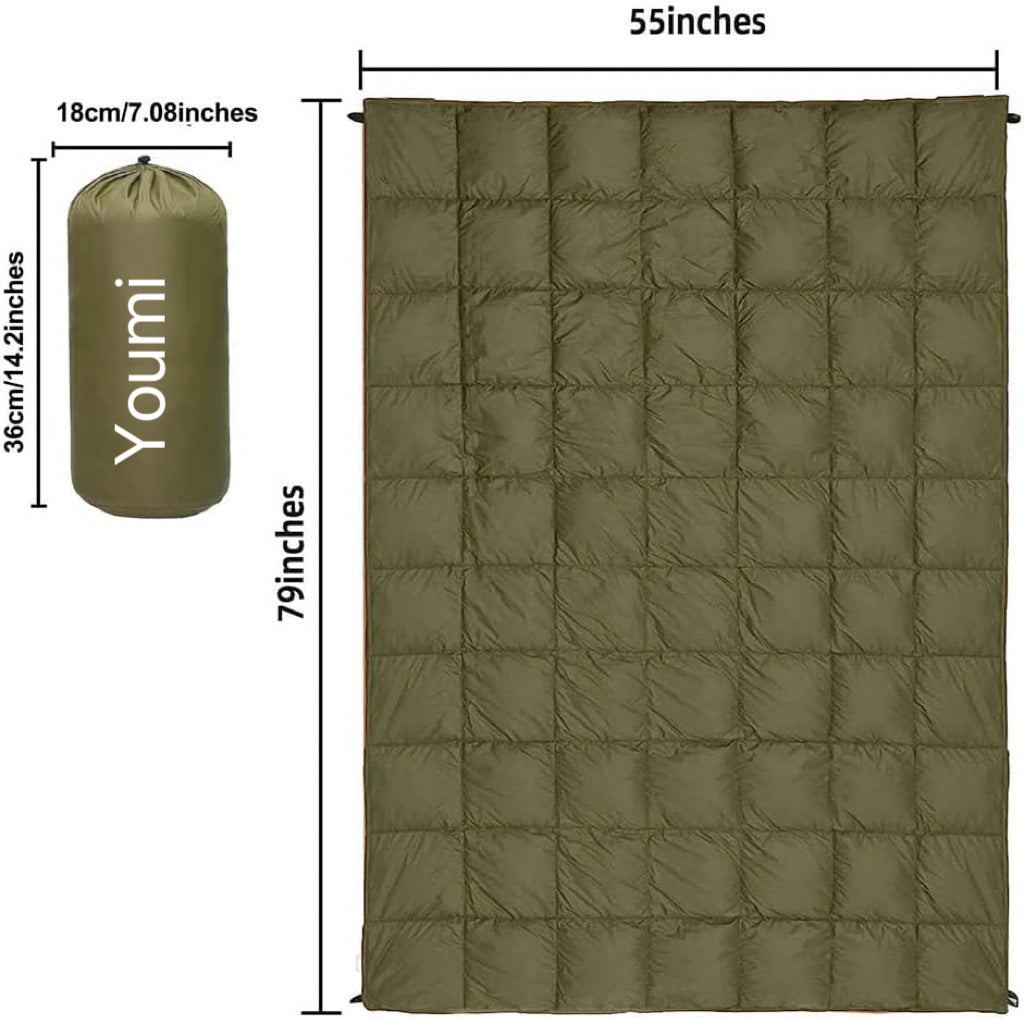 Daunenschal-Decke für Outdoor und Camping – Bild 3 | LuxeStyle