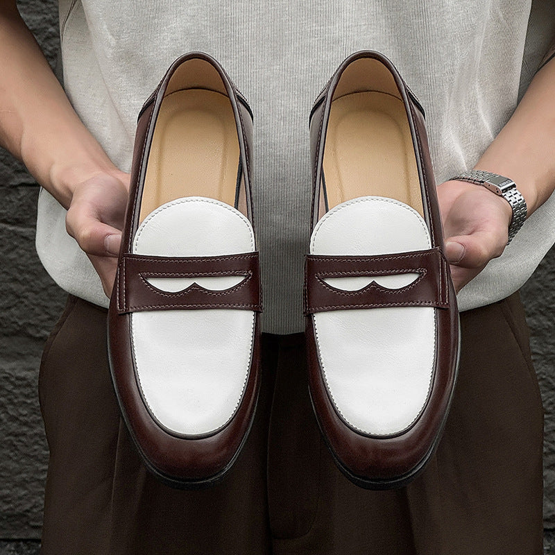 Stylische Slip-on Casual Lederschuhe für Herren