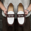 Stylische Slip-on Casual Lederschuhe für Herren