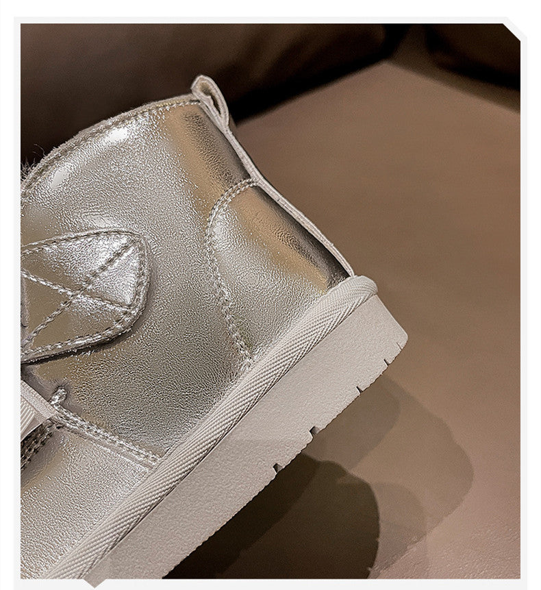Warme Kinder-Winterstiefel aus Baumwolle – Bild 6 | LuxeStyle