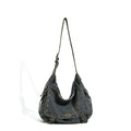 Waschbare Denim-Tote in Marineblau | LuxeStyle